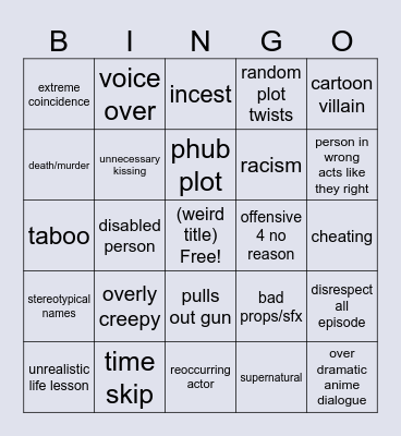 ok Bingo Card