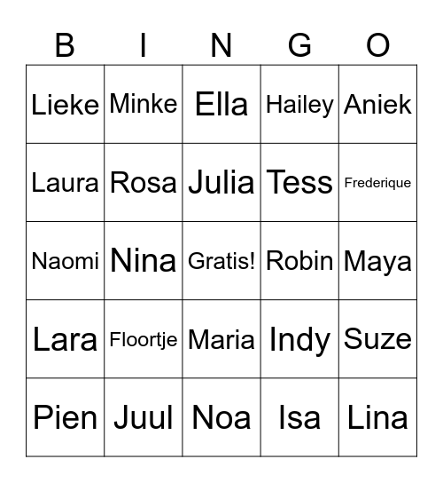 Tinder BumbleBingo Card