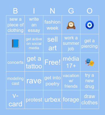 ★ 2025 Bingo ★ Bingo Card
