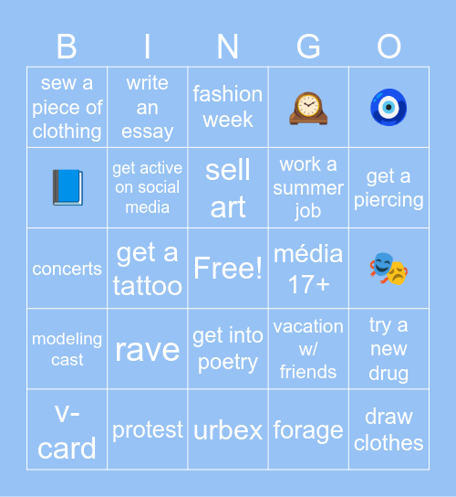 ★ 2025 Bingo ★ Bingo Card