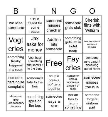 Disney Bingo 2026 Bingo Card