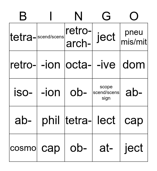 Fun Bingo Card