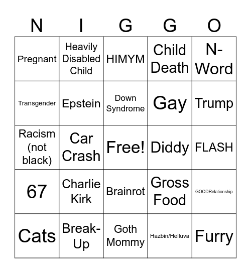 Reel Bingo Card