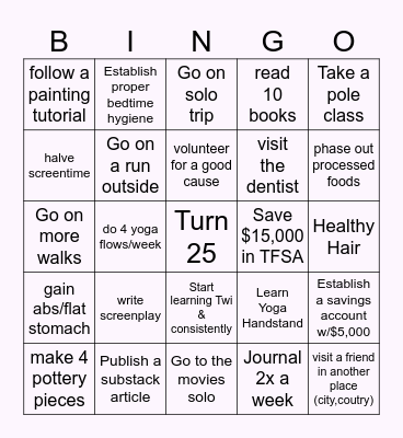 2026 BINGO Card