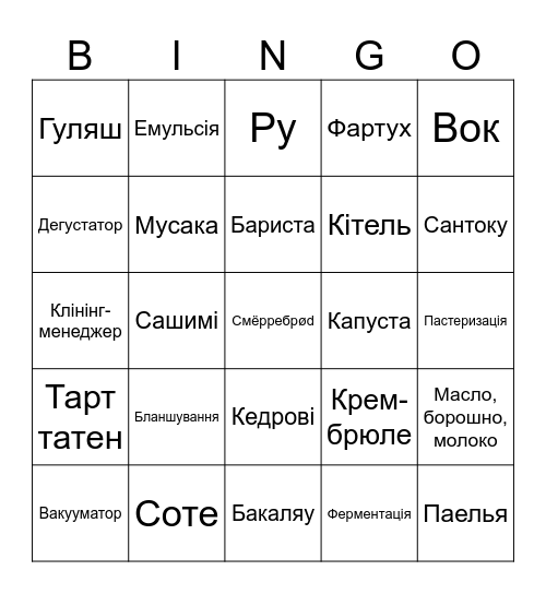 Bingo 3 Bingo Card