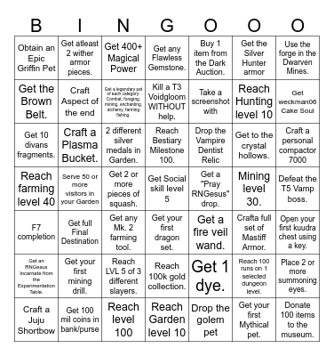 Benimz Bingo Card before school starts, ironman. Bingo Card