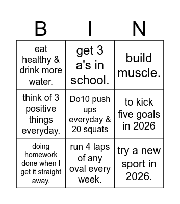 reece bingo card Bingo Card