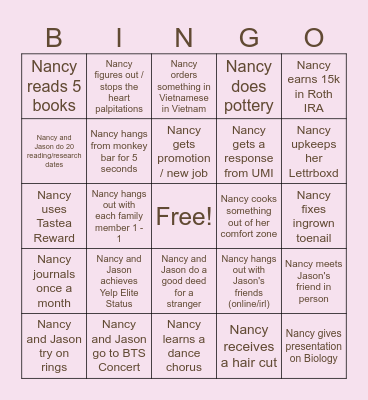 16728384949299394959593837273637 Bingo Card