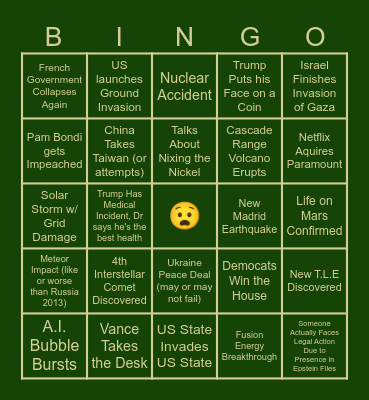 2026 BINGO Card