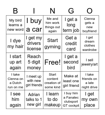 2026 Bingo (Ariol) Bingo Card