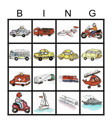 Toys Bingo Card