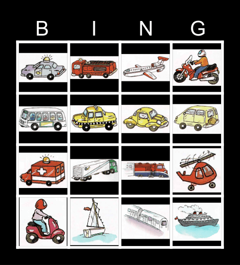 Toys Bingo Card