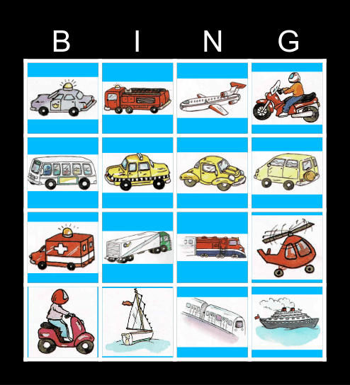 Toys Bingo Card
