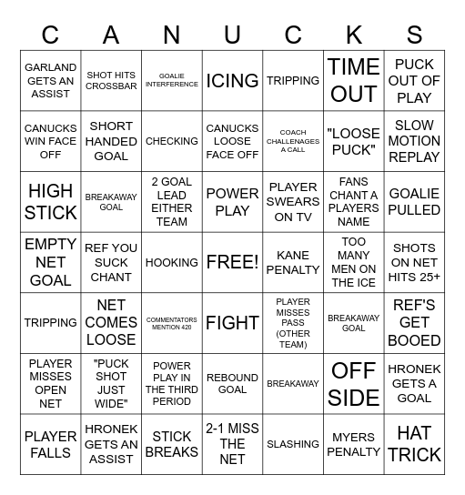 BINGO 2026 Bingo Card