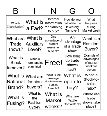 2.02 Planning To Buy  Bingo Card