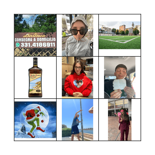 CAPODANNO 2025 Bingo Card