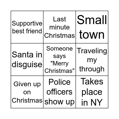 Drink Up Christmas Bingo Card