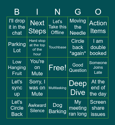 FDRG FUN BINGO Card