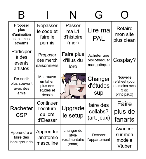 ZALEDIBINGO 2026 Bingo Card