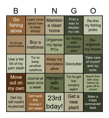 2026 Bingo Card