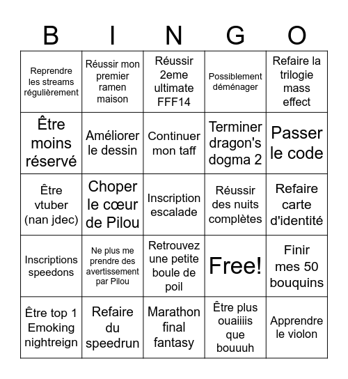 Bingpot Bingo Card