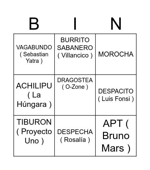 Bingo Navidad Bingo Card