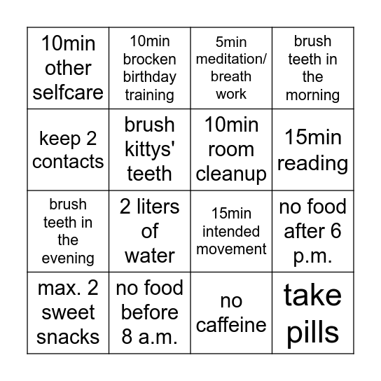 Jan 26 - Cross of at least 14! Bingo Card