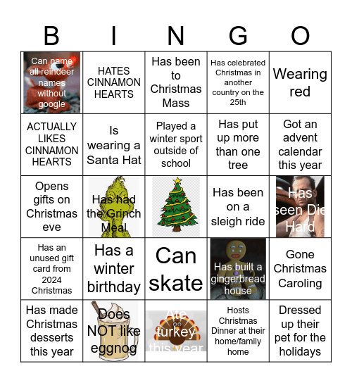 Christmas Bingoooooooo Bingo Card