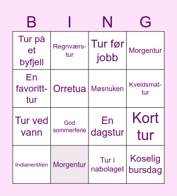 Mål for 2023 Bingo Card