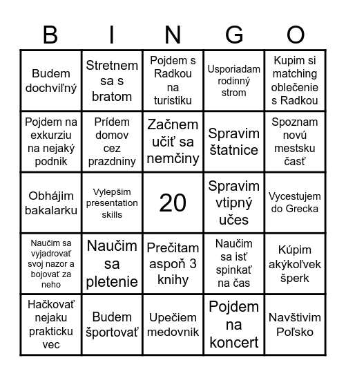 ✨2026✨ Bingo Card