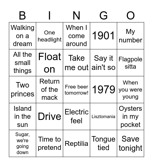 TT's Wrapped Bingo Card