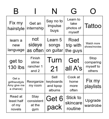 Bingo 2026 Bingo Card