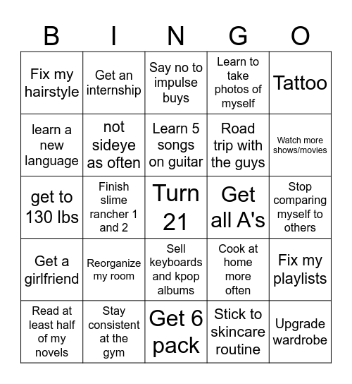Bingo 2026 Bingo Card
