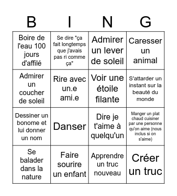 Have a good year bingo Card
