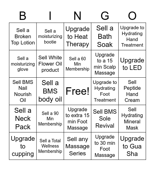 LMT Bingo Card