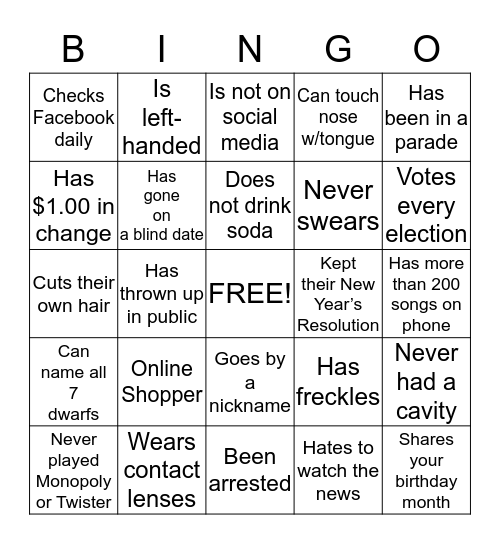 # EAWROCKS! Bingo Card