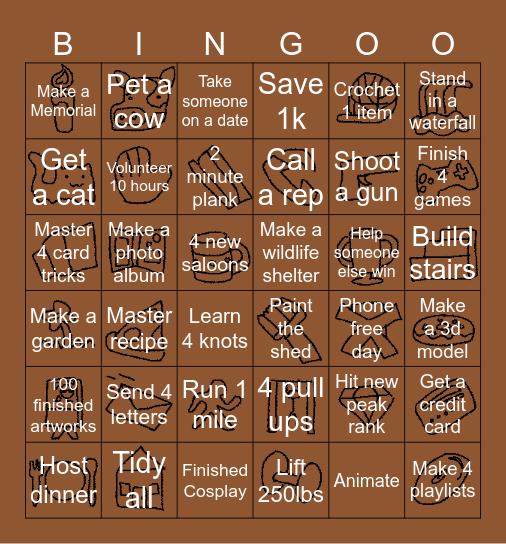 2026 Bingo Card
