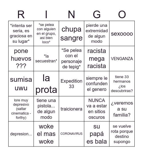 sumar y restar Bingo Card