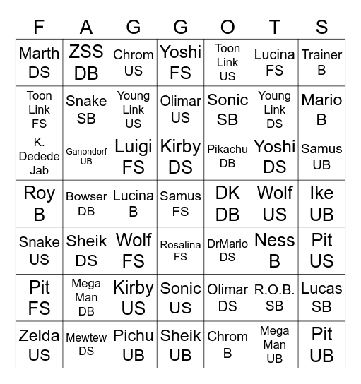 EVERY BINGO EVER Bingo Card