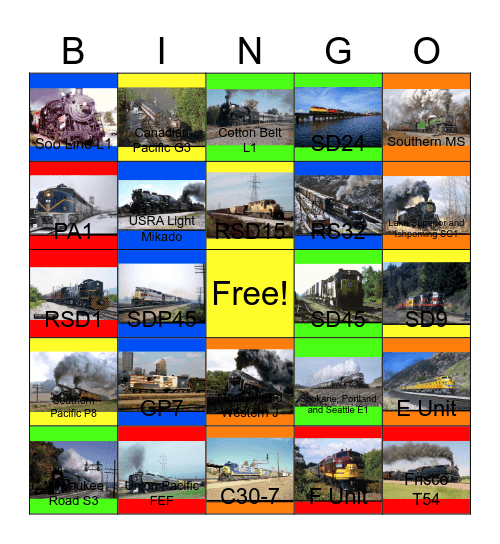 Railroad Museums in the U.S.A that I would like to put a brand new book and John would say "Wave Bye Bye to My First Incredible Dictionary for Life" one day Bingo Card