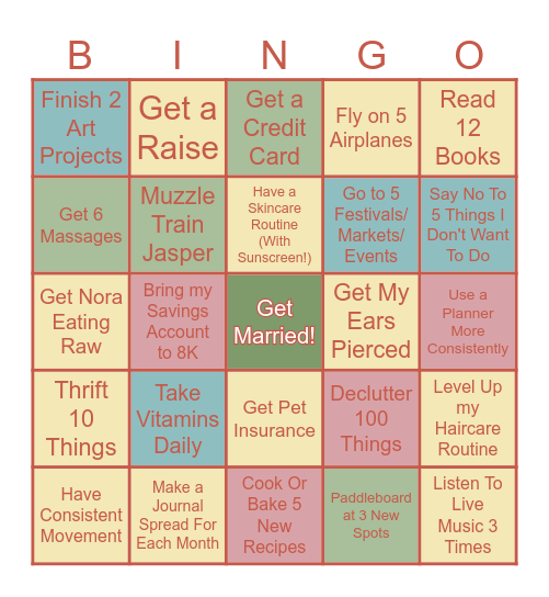 2026 Bingo Card