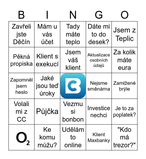 Creditas Bingo Card