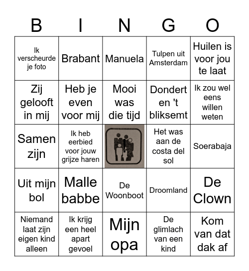 MUZIEKBingo VVI Bingo Card