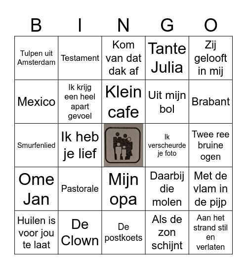 VVI Rijsbergen Bingo Card