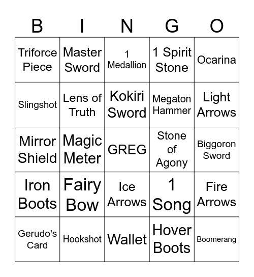 Baby Bingo Card