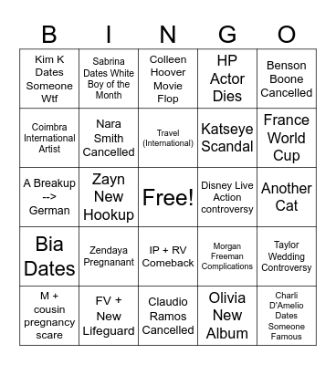 2026 BINGO Card