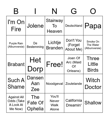 T2K Bingo 2025 Bingo Card