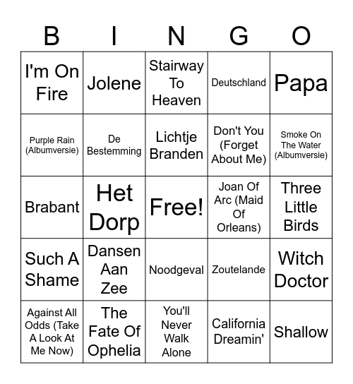 T2K Bingo 2025 Bingo Card