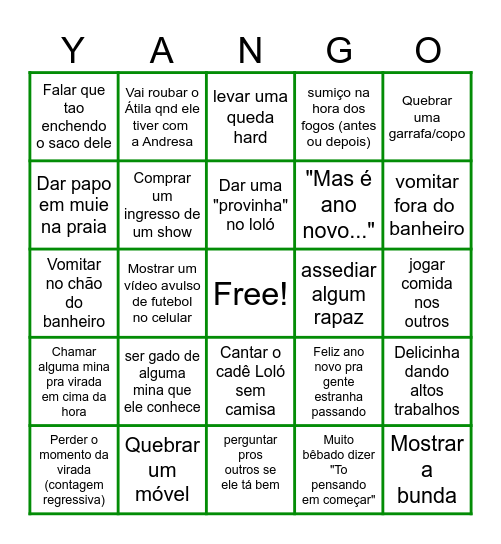 Premio: Aura + Ego + (?) Bingo Card