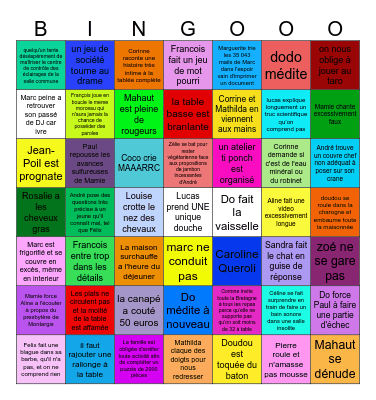 ti manouche-mentaux Bingo Card